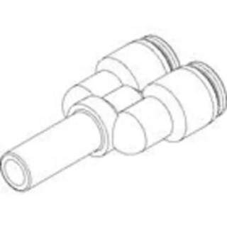 Festo Polybutylene Pneumatic Fitting Push-in 6 mm Connection QSY-6H-B