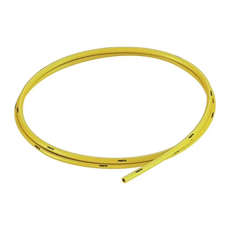 Festo Compressed Air Pipe Yellow Polyurethane 4 mm 50 m Hydrolysis Resistant for Food and Industrial PUN-H-4X0,75-GE