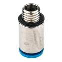 Festo Pneumatic Fitting 6mm Push-In, Male Thread M7, Nickel-Plated Brass QSM-M7-6-I-R