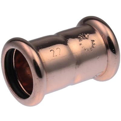 Pegler Yorkshire Copper Pipe Fitting Press Fit Coupler 38020