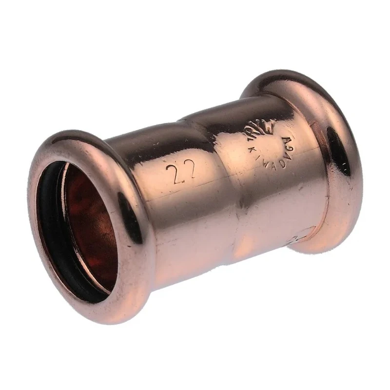 Pegler Yorkshire Copper Pipe Fitting Press Fit Coupler 38020