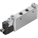 Festo 5/2 Solenoid Valve G 1/8 Aluminium Alloy Body 24V DC 8 Bar VUVG-L14-M52-AT-G18-1R8L