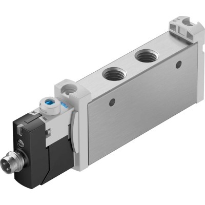 Festo 5/2 Solenoid Valve G 1/8 Aluminium Alloy Body 24V DC 8 Bar VUVG-L14-M52-AT-G18-1R8L