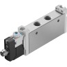 Festo 5/2 Solenoid Valve G 1/8 Aluminium Alloy Body 24V DC 8 Bar VUVG-L14-M52-AT-G18-1R8L