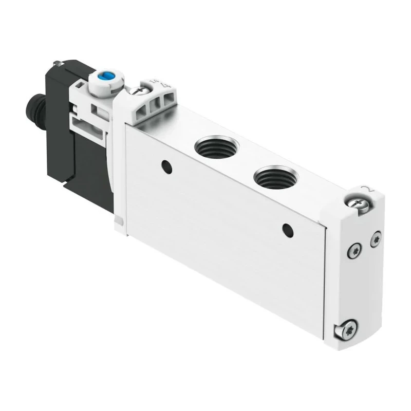 Festo 5/2 Solenoid Valve G 1/8 Aluminium Alloy Body 24V DC 8 Bar VUVG-L14-M52-AT-G18-1R8L
