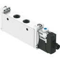 Festo 5/2 Solenoid Valve G 1/8 Aluminium Alloy Body 24V DC 8 Bar VUVG-L14-M52-AT-G18-1R8L