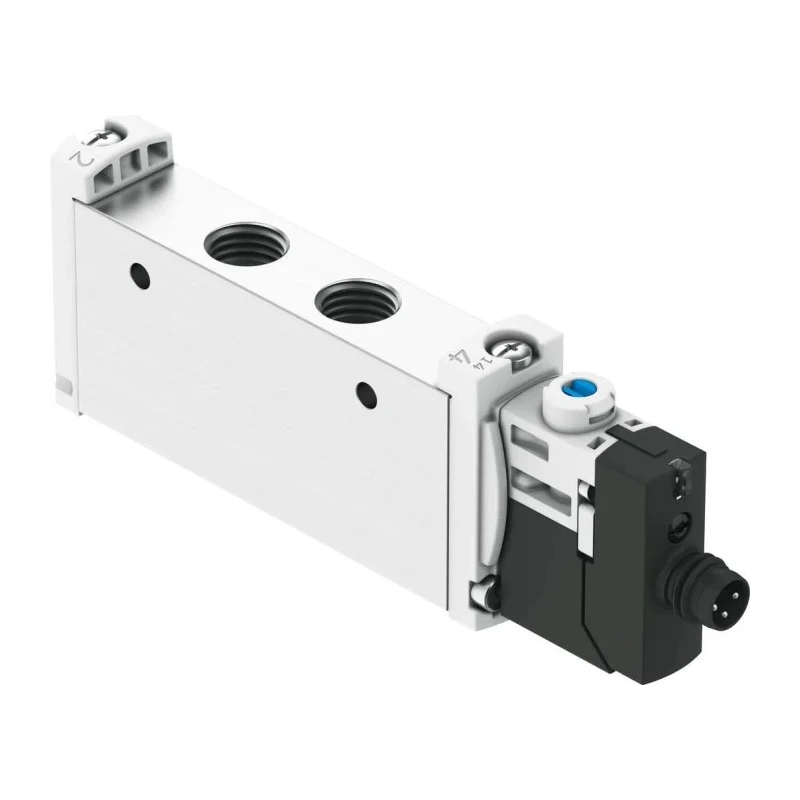 Festo 5/2 Solenoid Valve G 1/8 Aluminium Alloy Body 24V DC 8 Bar VUVG-L14-M52-AT-G18-1R8L