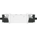 Festo Pneumatic Solenoid Valve 5/2, G 1/8 Port, Aluminium Alloy Body, 24V DC, 1W Solenoid Power, 8 VUVG-L14-B52-T-G18-1R8L