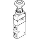 Festo Push Button Pneumatic Manual Control Valve VHEF Series, G 1/4, Aluminium Alloy Body, 10 bar Pressure VHEF-P-M52-M-G14