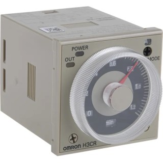 Omron Multifunction DIN Rail, Panel Mount Timer Relay 2-Contact 48 V dc, 24V/48V ac, 0.05 s to 300 h H3CR