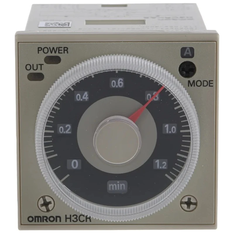 Omron Multifunction DIN Rail, Panel Mount Timer Relay 2-Contact 48 V dc, 24V/48V ac, 0.05 s to 300 h H3CR