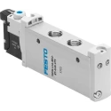 Festo 5/2 Way Monostable Solenoid Valve G 1/8 Port Size Aluminium Alloy Body 24V DC 1W VUVG-L14-M52-MT-G18-1H2L-W1