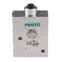 Festo Plunger Pneumatic Manual Control Valve, 10 Bar Maximum Operating Pressure, Aluminium Alloy Body, 3/2 VMEF-ST-M32-M-G18