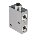 Festo Plunger Pneumatic Manual Control Valve, 10 Bar Maximum Operating Pressure, Aluminium Alloy Body, 3/2 VMEF-ST-M32-M-G18