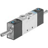 Festo Pneumatic Solenoid Valve 5/2, Single Solenoid, Port Size 1/4 in, Maximum Operating Pressure 10 VUVS-LT25-B52-D-G14-F8