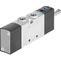 Festo Pneumatic Solenoid Valve 5/2 Function G1/4 Port Die Cast Aluminium Body 10 bar Max Pressure VUVS-LT25-M52-MD-G14-F8
