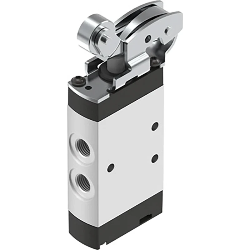 Festo Roller Lever Pneumatic Manual Control Valve VMEF Series G 1/8, 10 bar Operating Pressure VMEF-R-M52-E-G18