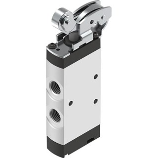 Festo Pneumatic Manual Control Valve Roller Lever 5/2 Way G 1/4 Aluminium Alloy 10 Bar 1200L/min VMEF-R-M52-E-G14