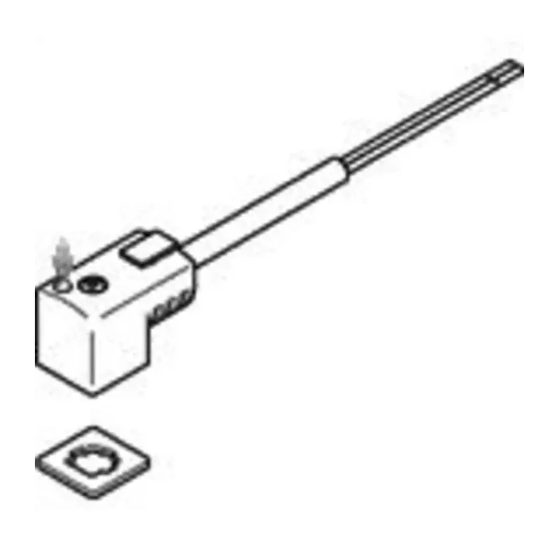 Festo Plug Connector for VUVB Solenoid Valve 24V DC Power Supply with LED KMEB-3-24-2.5-LED