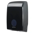 Aquarius Plastic Black Wall Folded Towel Paper Towel Dispenser 265 mm x 136 mm x 265 mm 7171