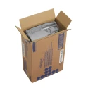 Aquarius Plastic Black Wall Folded Towel Paper Towel Dispenser 265 mm x 136 mm x 265 mm 7171