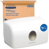 Aquarius Plastic White Wall Folded Paper Towel Dispenser 159 mm x 287 mm x 142 mm 6956