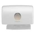Aquarius Plastic White Wall Folded Paper Towel Dispenser 159 mm x 287 mm x 142 mm 6956