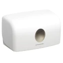 Aquarius Plastic White Wall Folded Paper Towel Dispenser 159 mm x 287 mm x 142 mm 6956