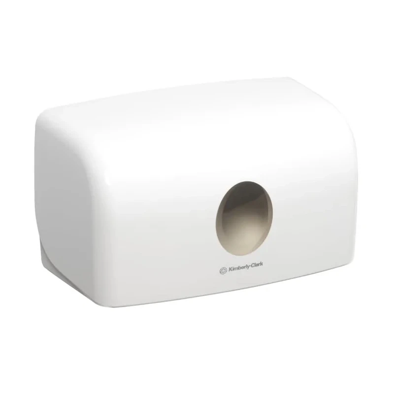 Aquarius Plastic White Wall Folded Paper Towel Dispenser 159 mm x 287 mm x 142 mm 6956