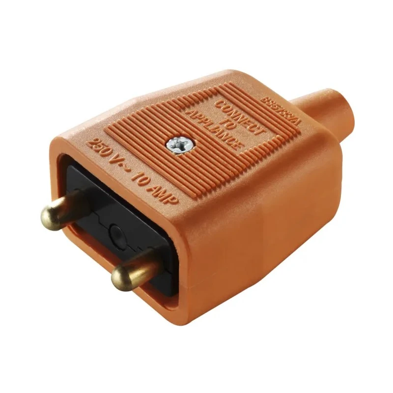 Masterplug 2 Pole Cable Main In-Line Connector Male/Female, 10A, 240V NC102O