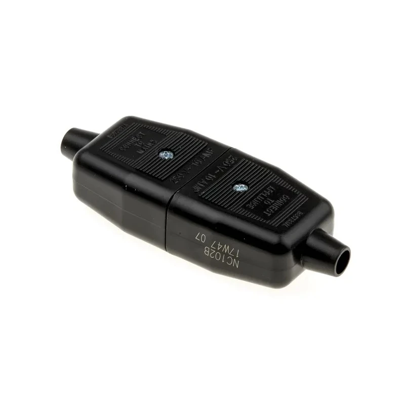 Masterplug 2 Pole Cable Main In-Line Connector Male/Female 240V 10A NC102B