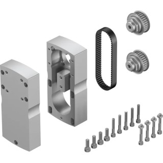 Festo Mounting Equipment for Electric Linear Actuators IP40, Compatible Size 86, 9.5 Nm Transfer EAMM-U-86-D50-87A-102