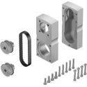 Festo Mounting Equipment for Electric Linear Actuators IP40, Compatible Size 86, 9.5 Nm Transfer EAMM-U-86-D50-87A-102