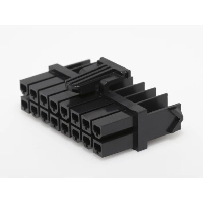 Molex Mini-Fit Female Connector Housing 16 Way, 2 Row Straight, 4.2 mm Pitch, Nylon Housing 172708-0016