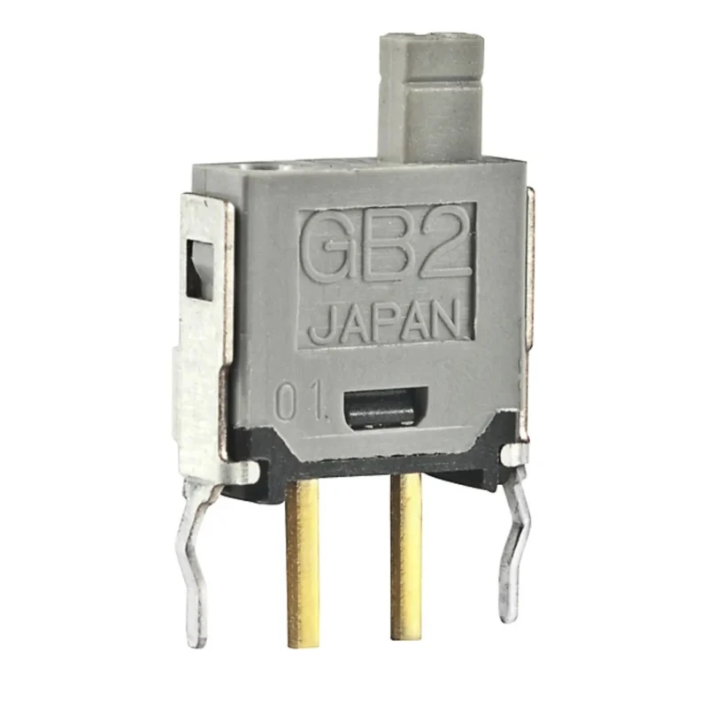 NKK Switches GB Series Push Button Switch Off-On Through Hole SPST 28V dc/ac GB215AB