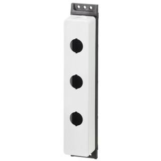 Eaton M22 Push Button Enclosure 3 Hole 22 mm Diameter 43x44x244 mm 197233 M22-FI3