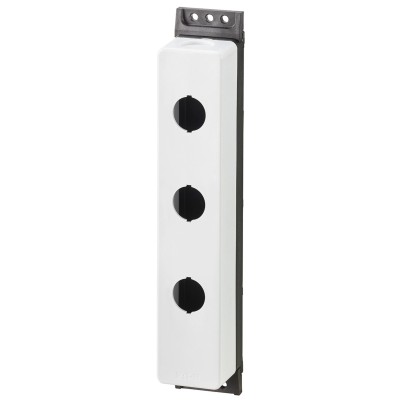 Eaton M22 Push Button Enclosure 3 Hole 22 mm Diameter 43x44x244 mm 197233 M22-FI3