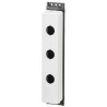 Eaton M22 Push Button Enclosure 3 Hole 22 mm Diameter 43x44x244 mm 197233 M22-FI3