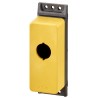 Eaton Yellow Plastic M22 Push Button Enclosure 22 mm Diameter 1 Hole IP67 IP69K CE Rated 197231 M22-FIY1