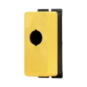 Eaton Yellow Plastic M22 Push Button Enclosure 22 mm Diameter 1 Hole IP67 IP69K CE Rated 197231 M22-FIY1