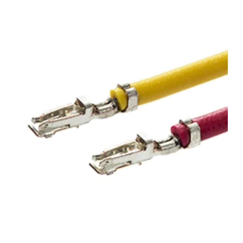 Molex 201195 Series Female Crimp Terminal, Wire-to-Board Connector System, 3A, 26 AWG Min Crimp, 22 AWG Max 201195-6000