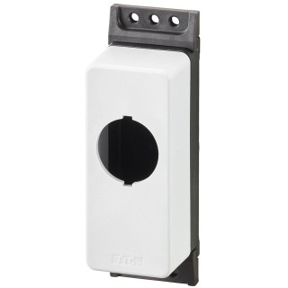 Eaton Grey Plastic M30 Push Button Enclosure 1 Hole 30 mm Diameter 197235 M30-FI1