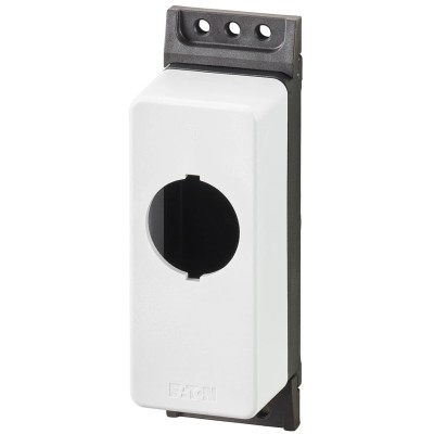 Eaton Grey Plastic M30 Push Button Enclosure 1 Hole 30 mm Diameter 197235 M30-FI1