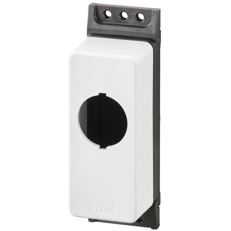 Eaton Grey Plastic M30 Push Button Enclosure 1 Hole 30 mm Diameter 197235 M30-FI1