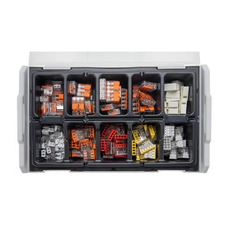 WAGO L-BOXX Mini Lever Connector Set 2, 3-Way Cage Clamp 887-960