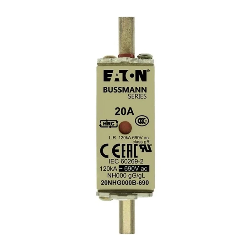 Eaton 20A NH Fuse NH000 690V ac NH000