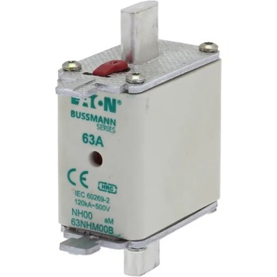 Eaton 63A Centred Tag Fuse NH00 500V AC NH00