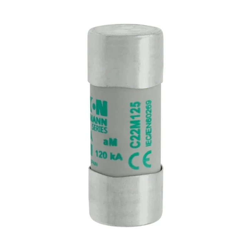 Eaton 125A AM Ceramic Cartridge Fuse 22 x 58 mm, 400V AC, Time-Delay C22M125