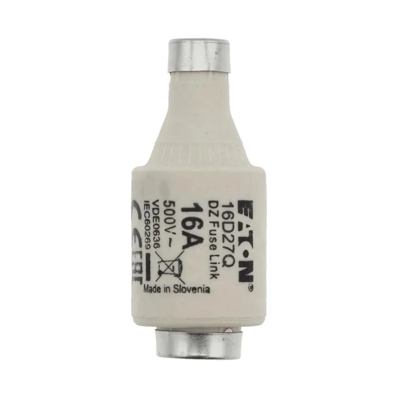 Eaton 16A 500V AC D2 Bottle Fuse with E27 Thread Size 16D27Q