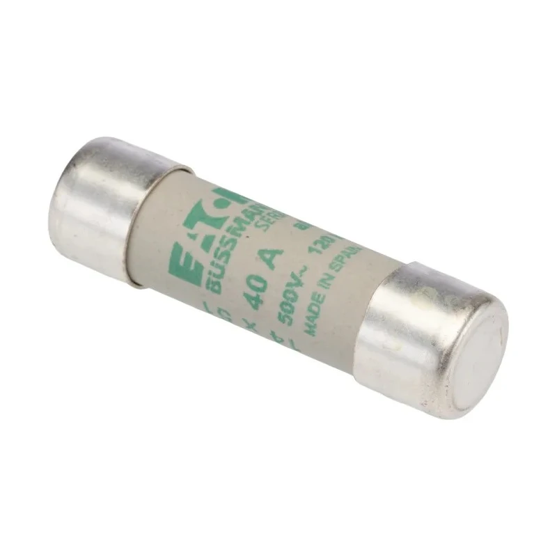 Eaton Ceramic Cartridge Fuse, 40A Current Rating, 14 x 51 mm, 500V AC, aM Series C14M40